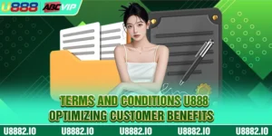 Terms and Conditions U888 | Optimizing Customer Benefits